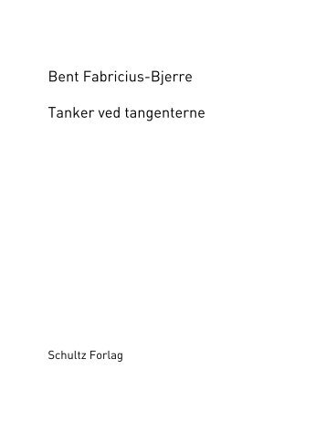 Bent Fabricius-Bjerre Tanker ved tangenterne - of Bent Fabricius ...