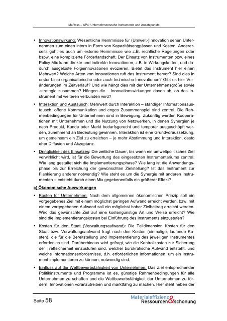 MaRess_AP4_11.pdf - Publication Server of the Wuppertal Institute ...