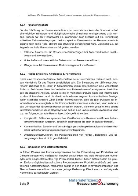 MaRess_AP4_11.pdf - Publication Server of the Wuppertal Institute ...