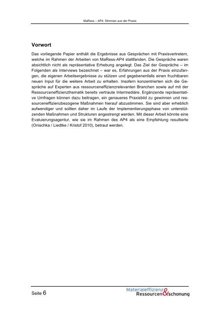 MaRess_AP4_11.pdf - Publication Server of the Wuppertal Institute ...