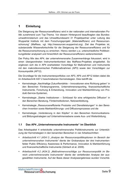 MaRess_AP4_11.pdf - Publication Server of the Wuppertal Institute ...