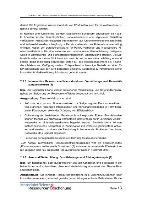 MaRess_AP4_11.pdf - Publication Server of the Wuppertal Institute ...