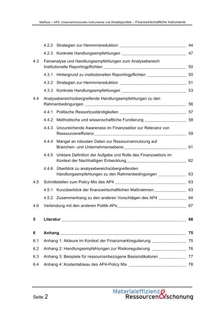 MaRess_AP4_11.pdf - Publication Server of the Wuppertal Institute ...