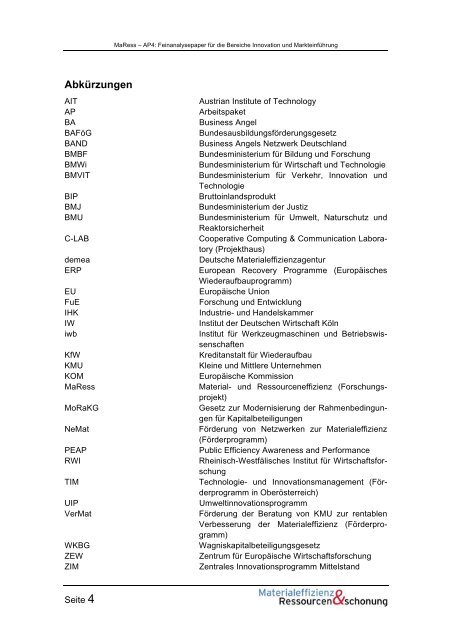 MaRess_AP4_11.pdf - Publication Server of the Wuppertal Institute ...