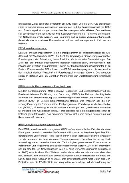 MaRess_AP4_11.pdf - Publication Server of the Wuppertal Institute ...