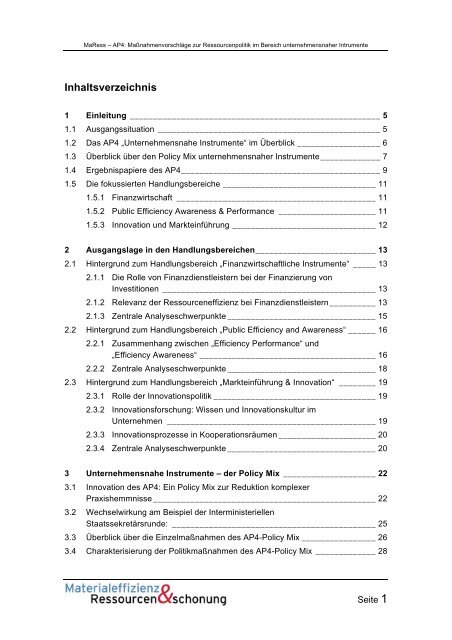 MaRess_AP4_11.pdf - Publication Server of the Wuppertal Institute ...