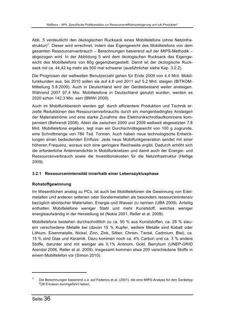 MaRess_AP4_11.pdf - Publication Server of the Wuppertal Institute ...