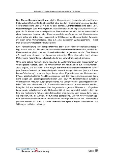 MaRess_AP4_11.pdf - Publication Server of the Wuppertal Institute ...