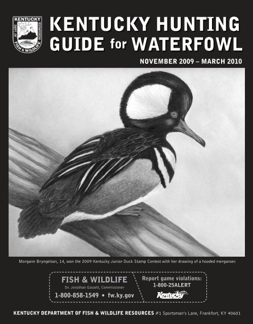 Kentucky Hunting Guide for Waterfowl Kentucky Department of