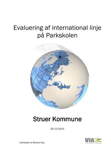 Evaluering af international linje på Parkskolen Struer Kommune ...