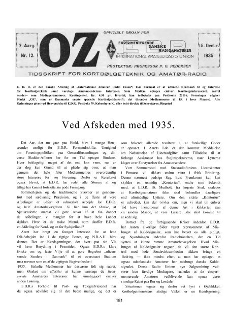 Ved Afskeden med 1935. - Søg i OZ