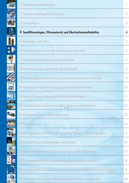 04 Sandfilteranlagen aus Kunststoff, Polyester und ... - webpark ag