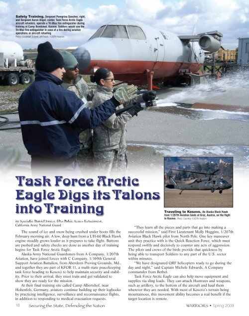 Warriors - Spring 2009 - Alaska - Department of Military and ...