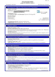 Sicherheitsdatenblatt