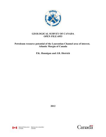 Geological Survey of Canada, Open File 6953 - GeoGratis