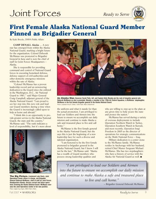 Fall 2007 - Alaska - Department of Military and Veterans Affairs ...