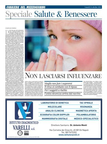 NON LASCIARSI INFLUENZARE - Corriere del Mezzogiorno ...