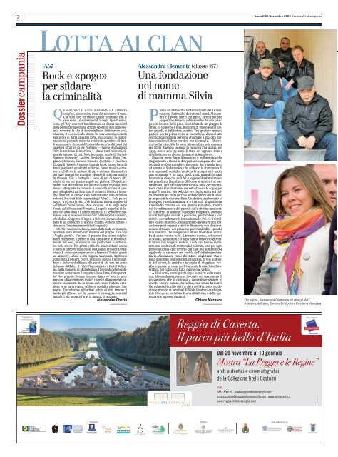 campania/direzione/01 ... 30/11/09 - Corriere del ...