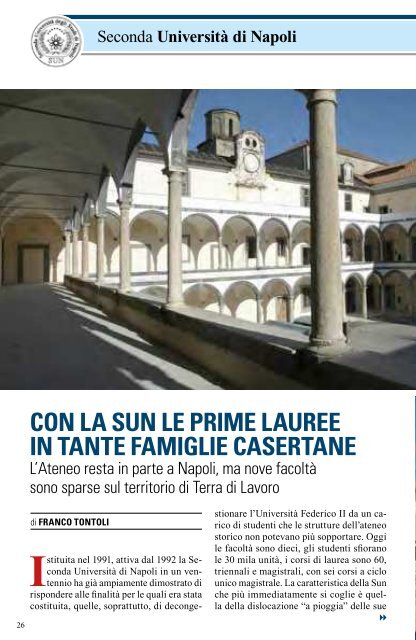 Università di Napoli - Corriere del Mezzogiorno - Corriere della Sera