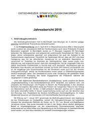 Jahresbericht 2010 - Amt für Justizvollzug - Kanton Zürich