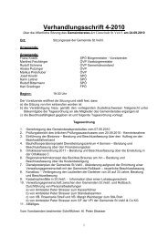 Verhandlungsschrift 4-2010 - Gemeinde St. Veit/Innkreis