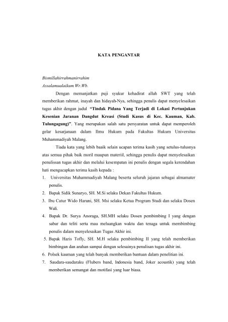 File : PENDAHULUAN.pdf - Universitas Muhammadiyah Malang