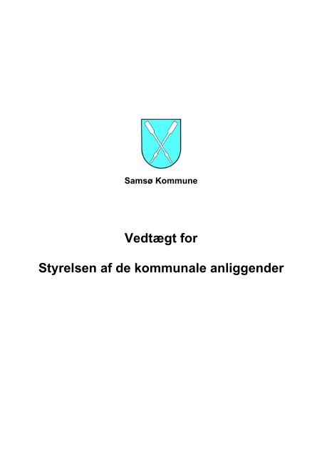 styrelsesvedtægt - Samsø Kommune