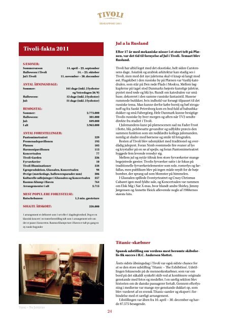 Årsrapport 2011 - Tivoli
