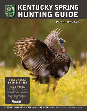 hunting guide - Kentucky Department of Fish and Wildlife Resources
