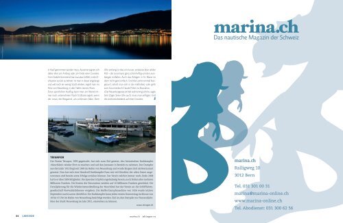 Neuenburgersee - marina.ch - das nautische Magazin der Schweiz