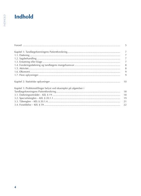 Forord - Tandlægeforeningens Patientforsikring