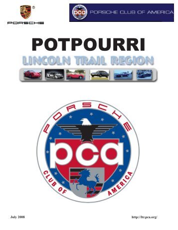 POTPOURRI - Lincoln Trail - Porsche Club of America