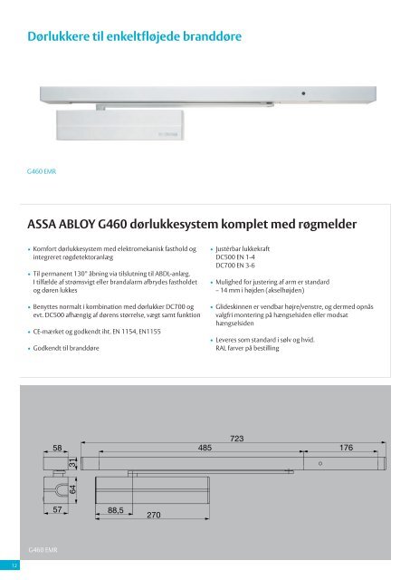 ASSA ABLOY dørlukkere - ASSA ABLOY Danmark A/S