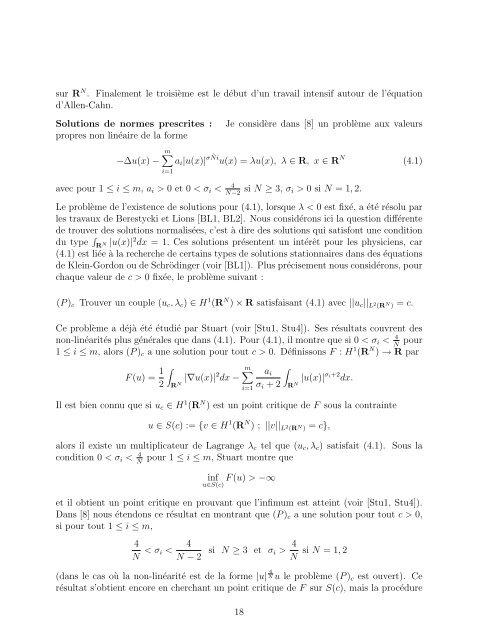 Méthodes Variationnelles et Applications `a Quelques Probl`emes d ...