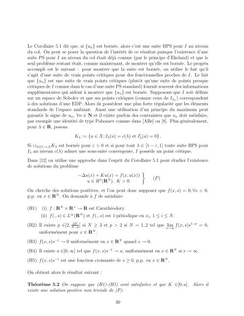 Méthodes Variationnelles et Applications `a Quelques Probl`emes d ...