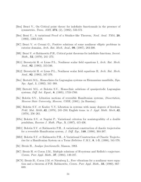 Méthodes Variationnelles et Applications `a Quelques Probl`emes d ...