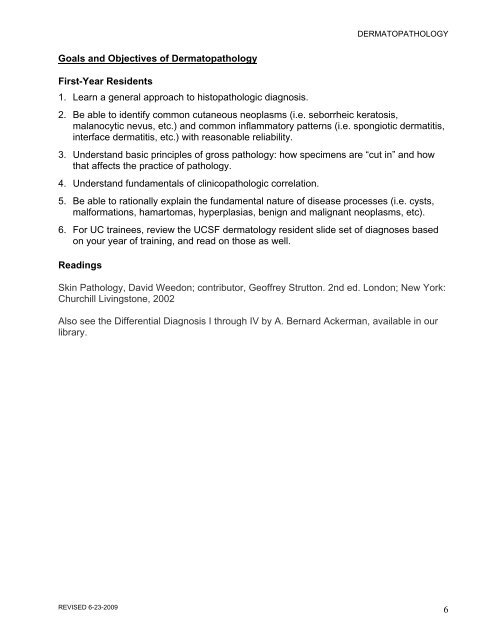 Welcome to Dermatopathology - Dermatology