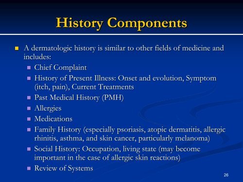 Principles of Dermatological Diagnosis - Dermatology