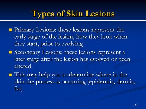 Principles of Dermatological Diagnosis - Dermatology