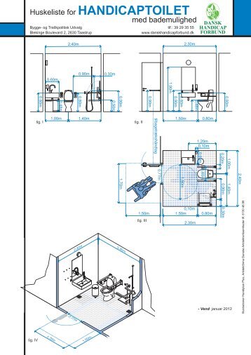 Huskeliste for HANDICAPTOILET med bademulighed - Dansk ...