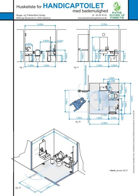 Huskeliste for HANDICAPTOILET med bademulighed - Dansk ...