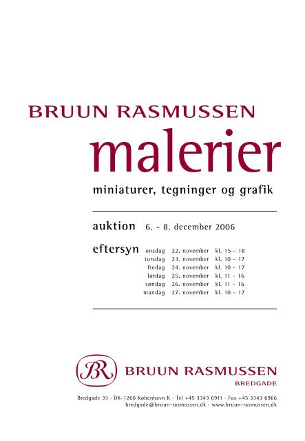 auCtion 763 - Bruun Rasmussen