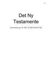 Det Ny Testamente