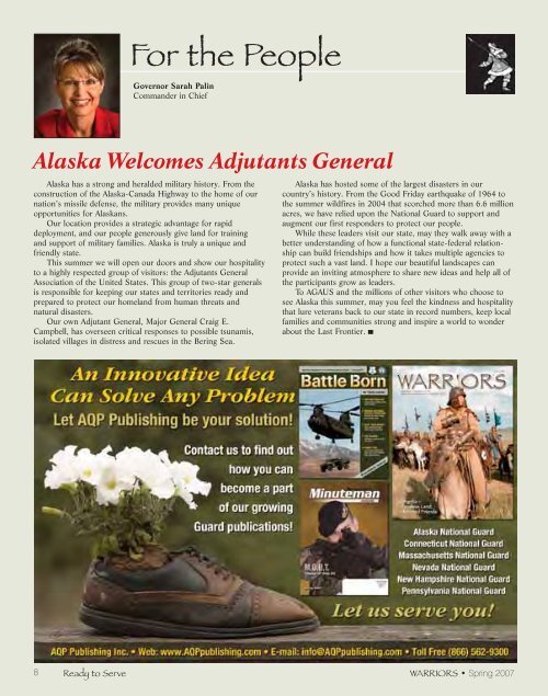 Spring 2007 - Alaska - Department of Military and Veterans Affairs ...