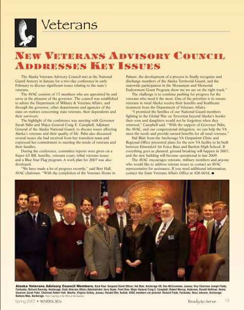 Spring 2007 - Alaska - Department of Military and Veterans Affairs ...