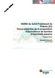 ISDND de Saint Fraimbault de Prières (53 ... - InfoTerre - BRGM