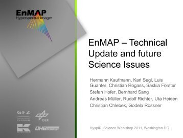 EnMAP - HyspIRI Mission Study Website