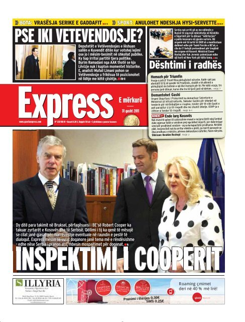 Express Pse PSE IKI VETEVENDOSJE? - Gazeta Express