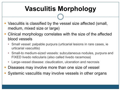 Purpura, Petechiae and Vasculitis - Dermatology