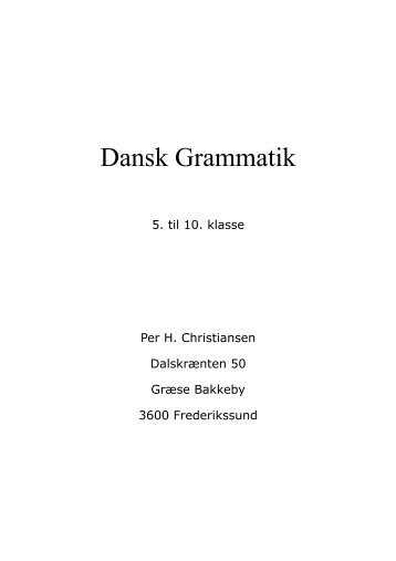 DK-grammatik
